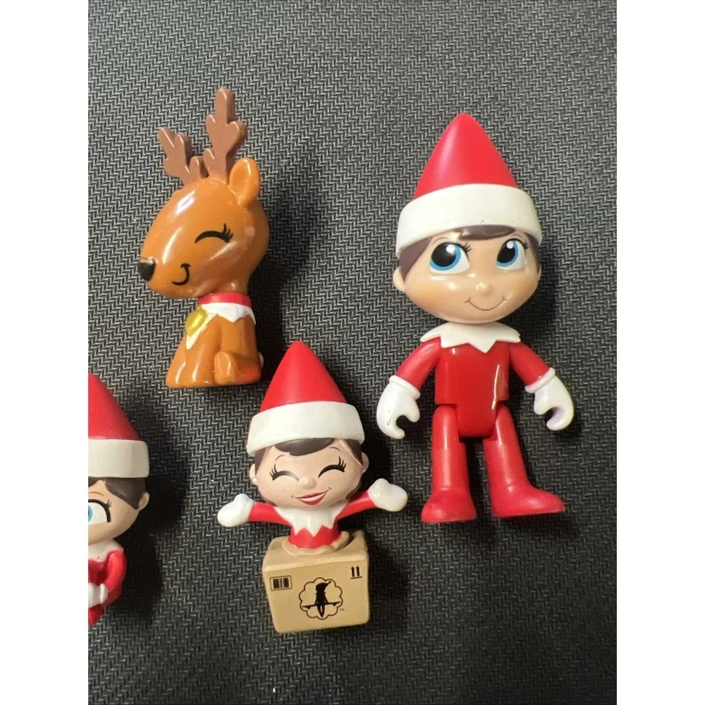 Elf On The Shelf Mini‎ Figures Lot of 4 Christmas Holiday Collectibles 2